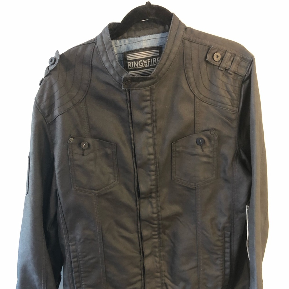 Ring of Fire Biker-Style Jacket
